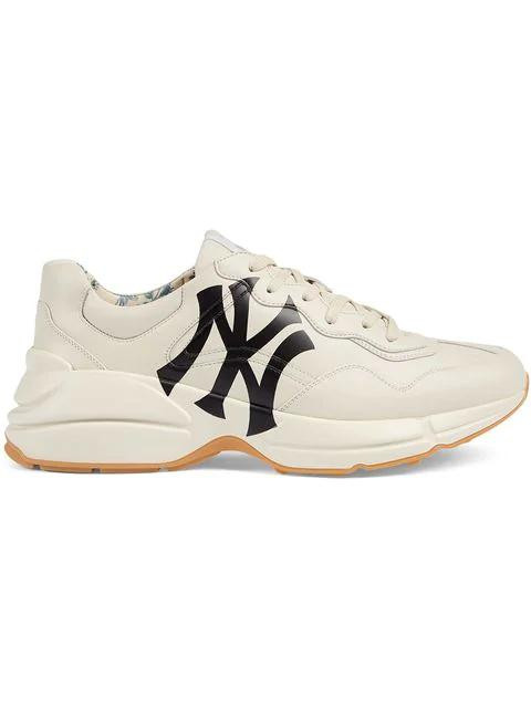 Gucci Кожаные кроссовки Rhyton NY YANKEES