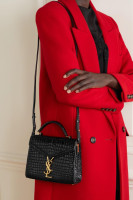 Кожаная сумка Saint Laurent Cassandra mini