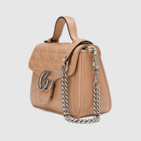 Мини-сумка Gucci GG Marmont с ручкой сверху