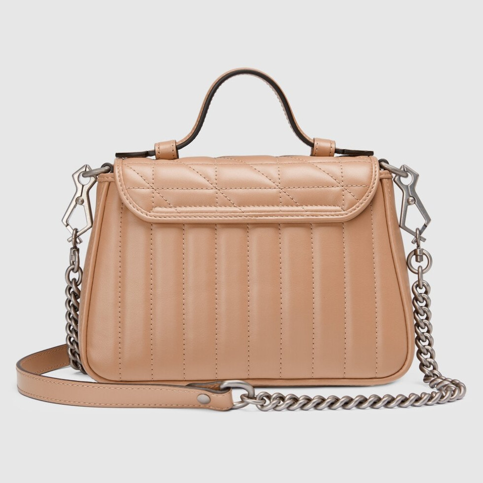 Мини-сумка Gucci GG Marmont с ручкой сверху