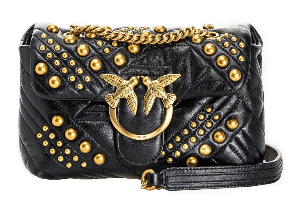 СУМКА Pinko MINI LOVE BAG PUFF WOVEN STUDS