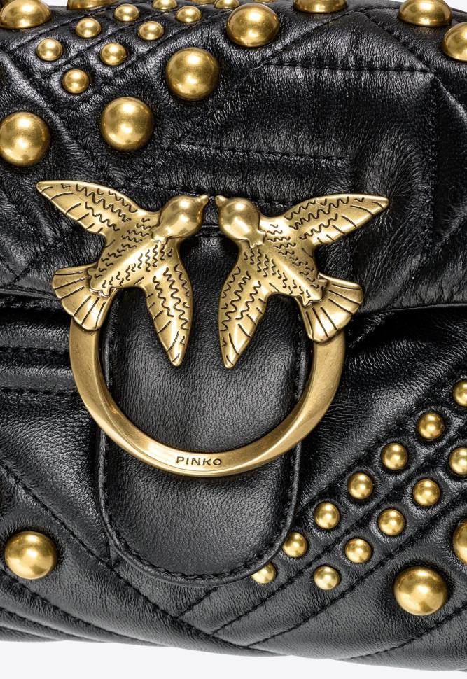 СУМКА Pinko MINI LOVE BAG PUFF WOVEN STUDS