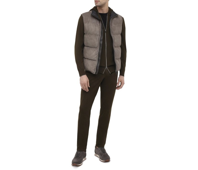 Loro Piana Замшевые кроссовки