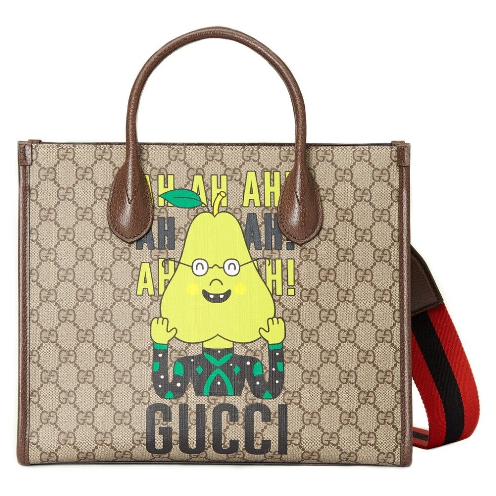 МАЛЕНЬКАЯ СУМКА GUCCI С ПРИНТОМ ГРУШИ