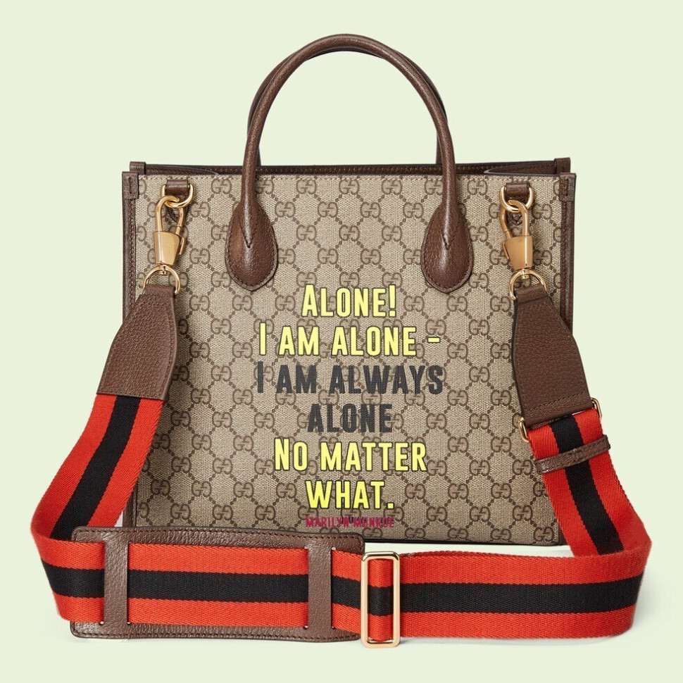МАЛЕНЬКАЯ СУМКА GUCCI С ПРИНТОМ ГРУШИ