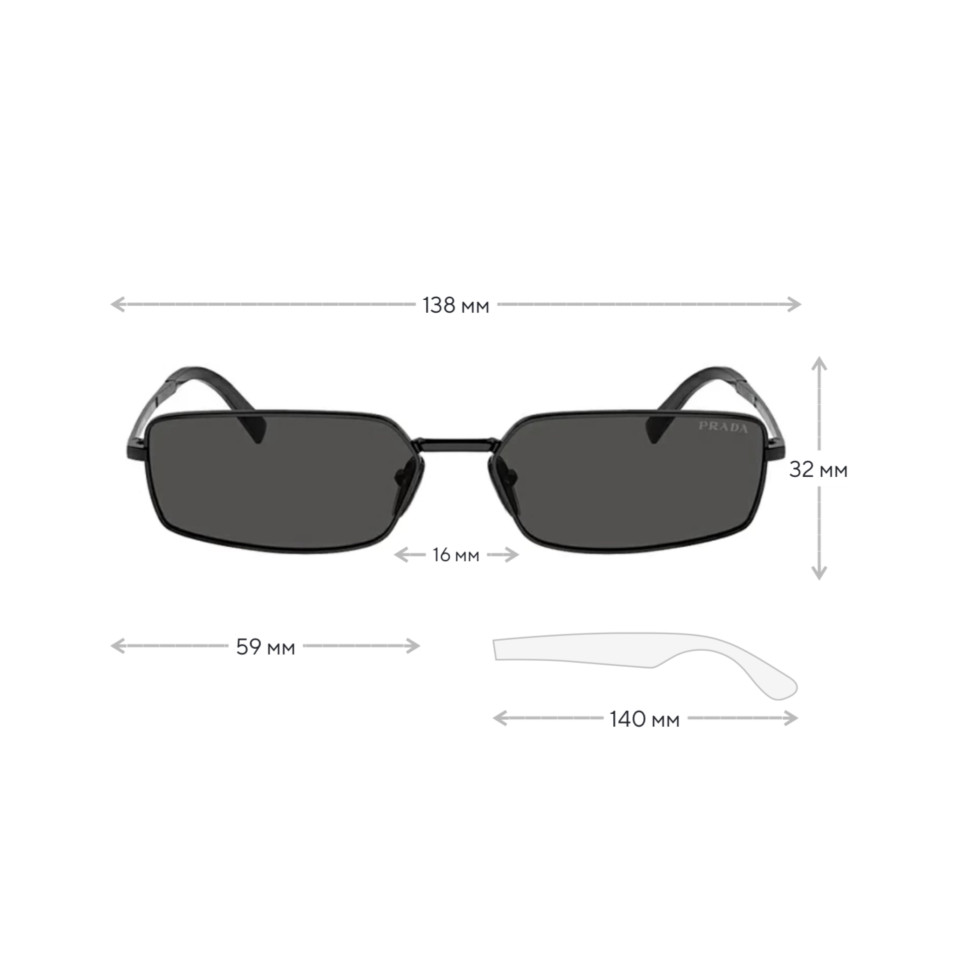 Солнцезащитные очки Prada PR A60S 1AB-5S0