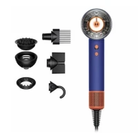 Фен Dyson Supersonic HD16, Nural Vinca Blue/Topaz orange (Синий)