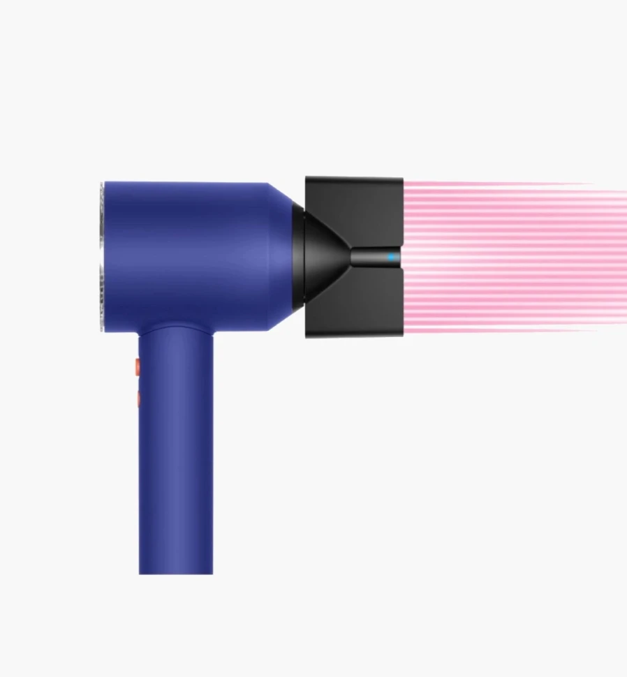 Фен Dyson Supersonic HD16, Nural Vinca Blue/Topaz orange (Синий)