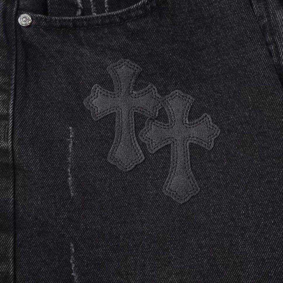 Джинсовые шорты CHROME HEARTS