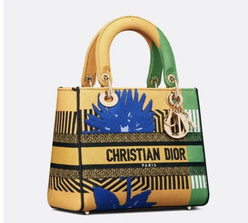 СУМКА Dior LADY D-LITE, МОДЕЛЬ СРЕДНЕГО ФОРМАТА