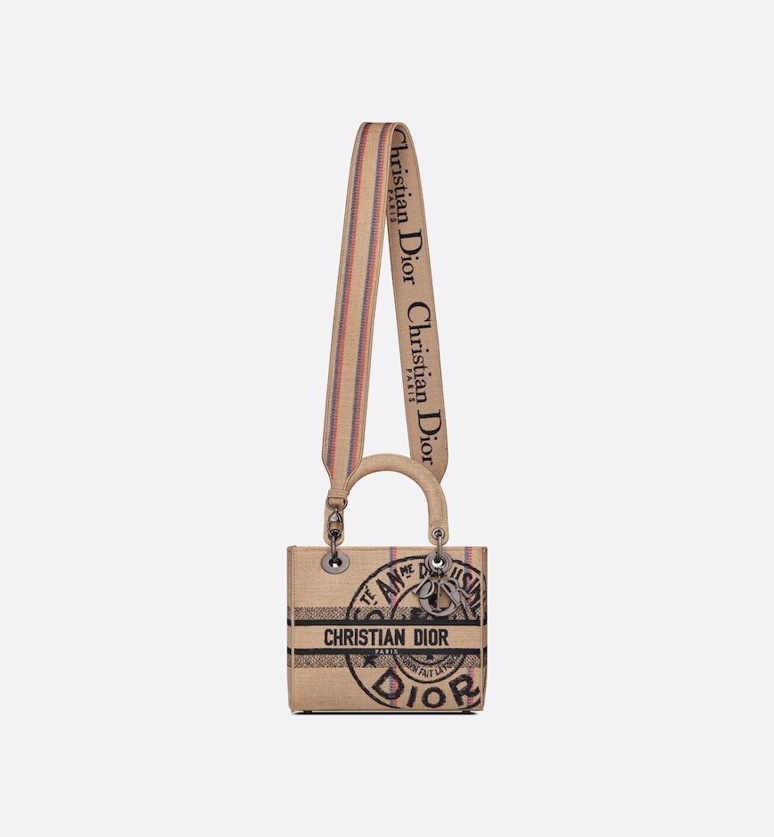 СУМКА Dior LADY D-LITE, МОДЕЛЬ СРЕДНЕГО ФОРМАТА
