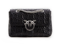 Сумка PINKO LOVE BAG MONOGRAM из кожи наппа