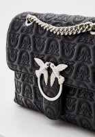 Сумка PINKO LOVE BAG MONOGRAM из кожи наппа