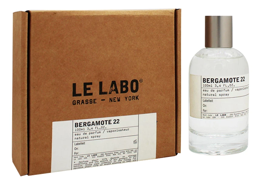 Le Labo Bergamote 22, парфюмерная вода, 100 мл