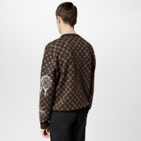 Пуловер Louis Vuitton с узором Monogram