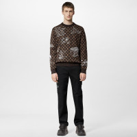 Пуловер Louis Vuitton с узором Monogram