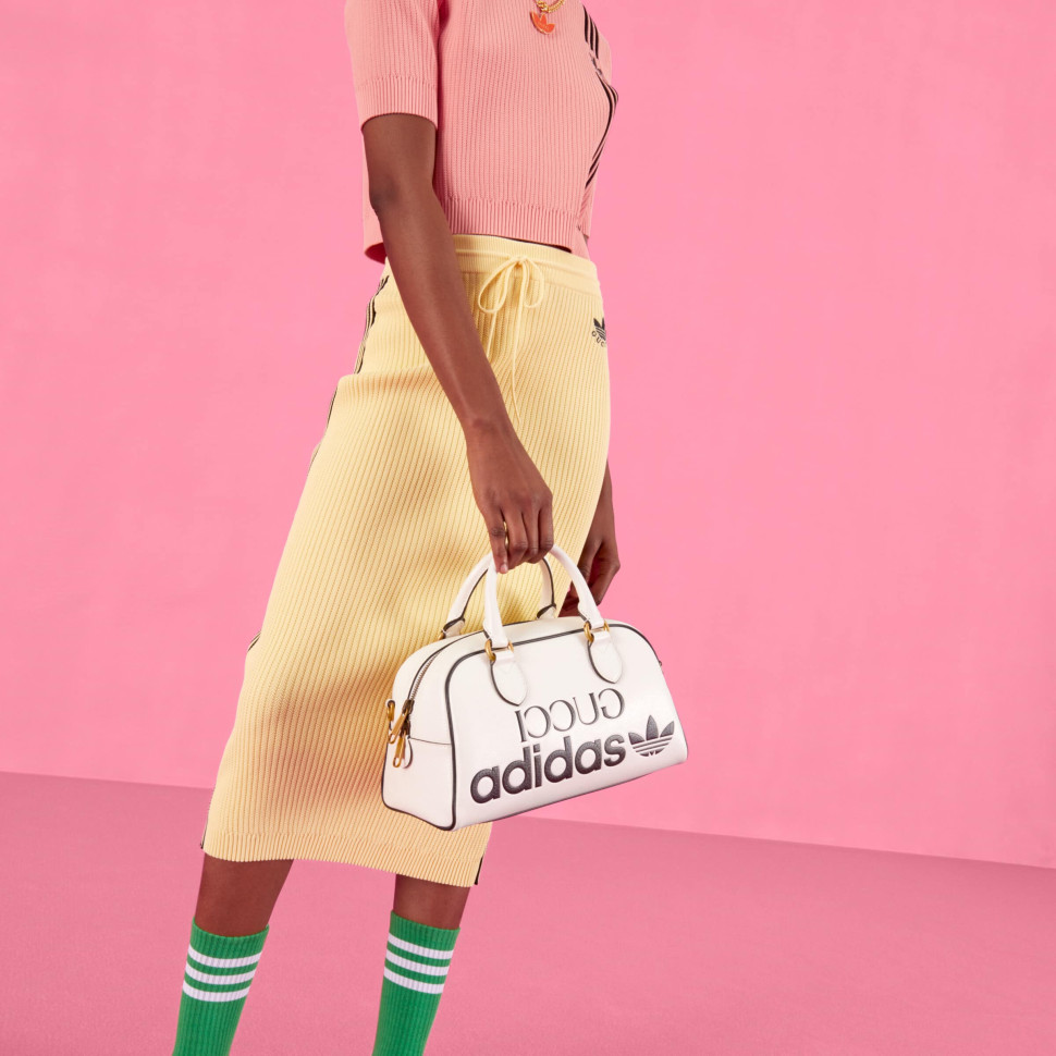 Миниатюрная сумка-дафл Adidas x Gucci