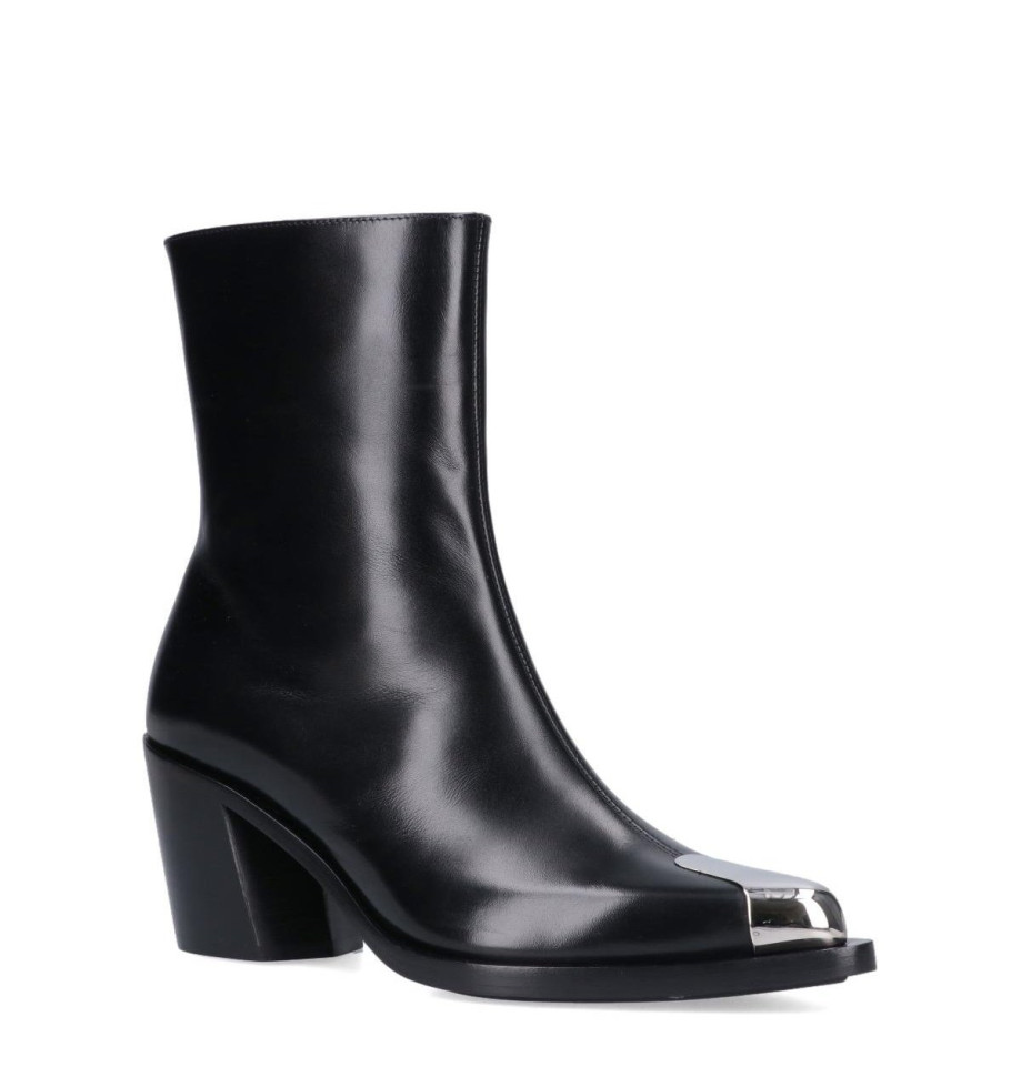 Кожаные сапоги Alexander McQueen