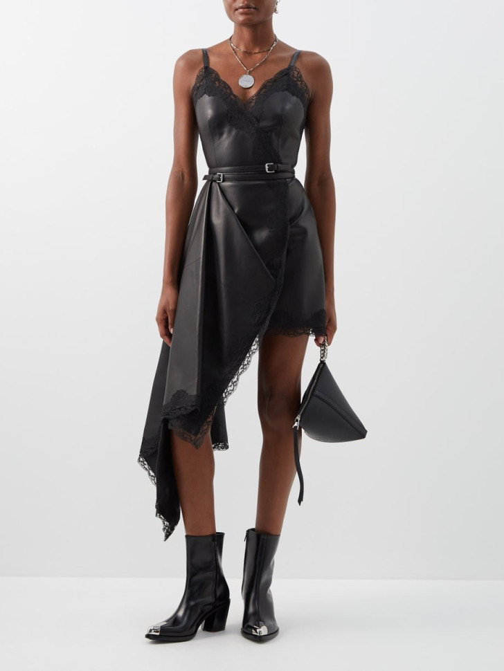 Кожаные сапоги Alexander McQueen