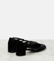 Бархатные туфли Prada