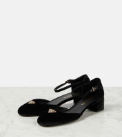 Бархатные туфли Prada
