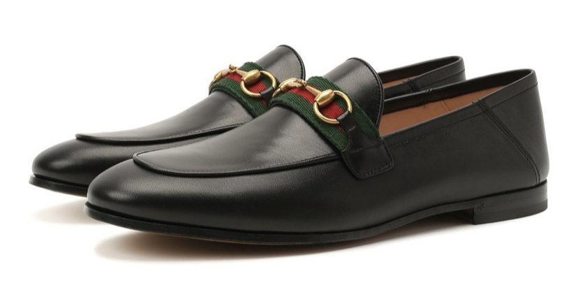 Gucci Кожаные лоферы Web Brixton