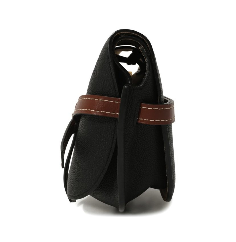 Кожаная сумка Loewe Gate