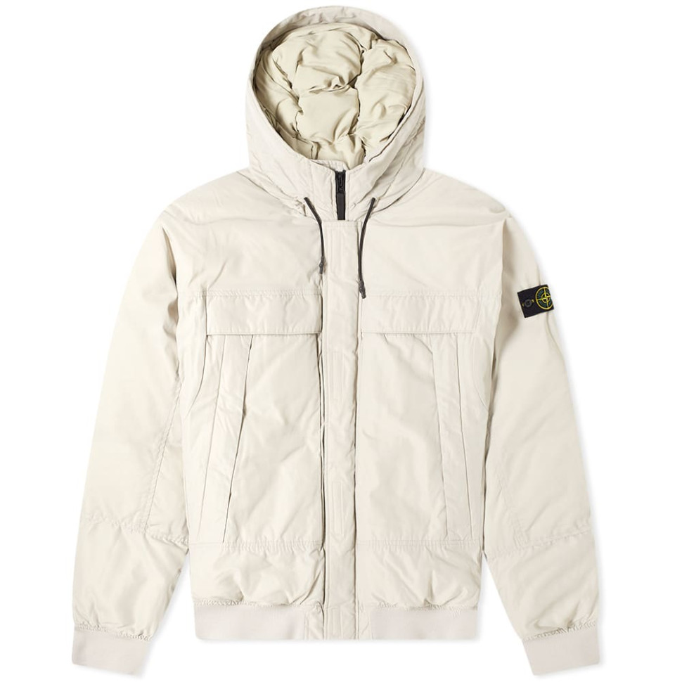 Пуховик короткий STONE ISLAND Micro Reps