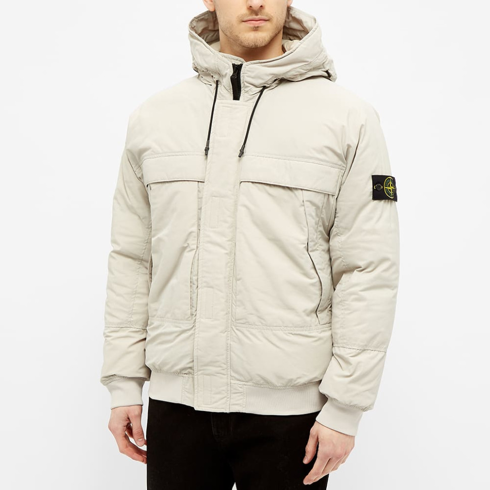 Пуховик короткий STONE ISLAND Micro Reps