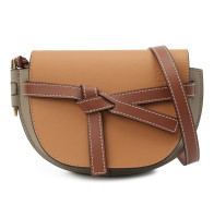 Кожаная сумка Loewe Gate