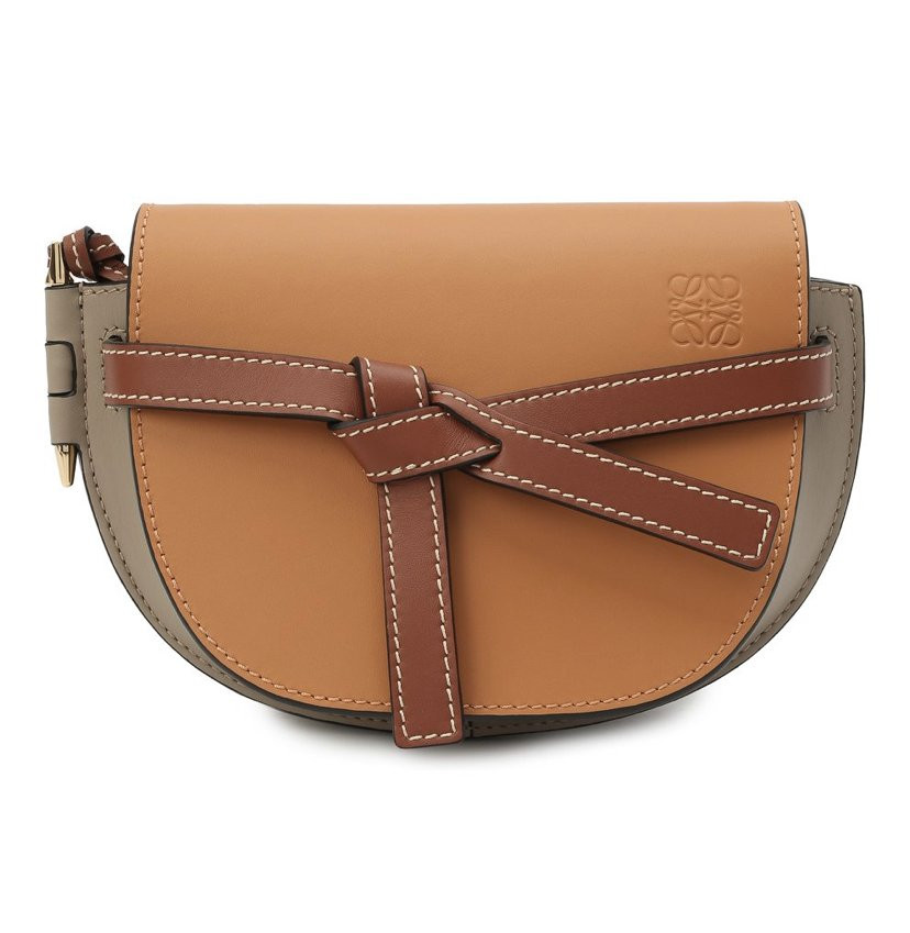 Кожаная сумка Loewe Gate
