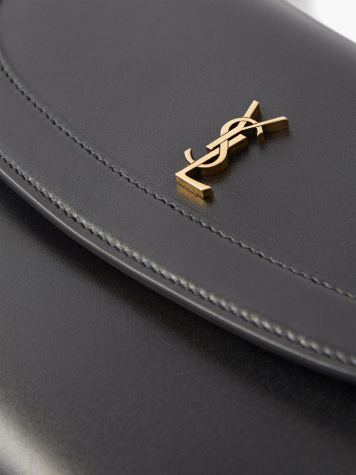 Сумка через плечо Saint Laurent Charlie YSL с логотипом