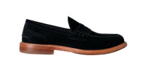 Brunello Cucinelli Пенни-лоферы из окрашенной вручную замши