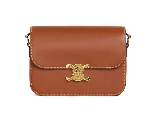 СУМКА Celine CLASSIQUE TRIOMPHE ИЗ НАТУРАЛЬНОЙ ТЕЛЯЧЬЕЙ КОЖИ