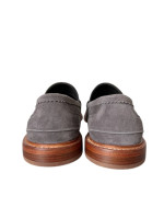 Brunello Cucinelli Пенни-лоферы из окрашенной вручную замши