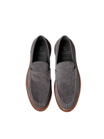 Brunello Cucinelli Пенни-лоферы из окрашенной вручную замши