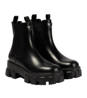 Кожаные челси Prada Monolith