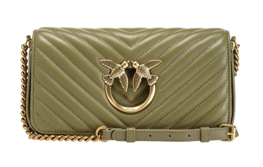 СУМКА Pinko MINI LOVE BAG CLICK BAGUETTE CHEVRON