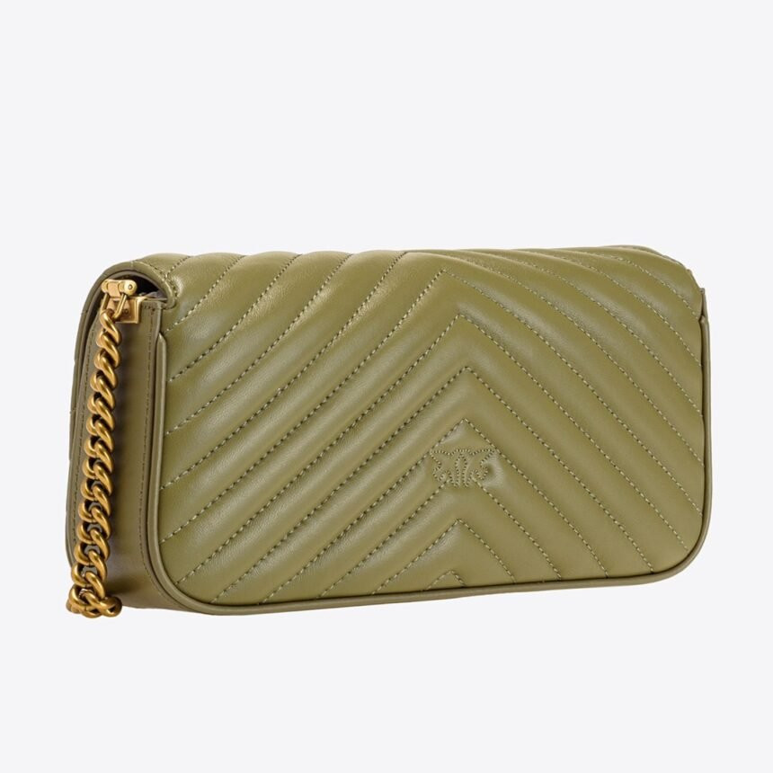 СУМКА Pinko MINI LOVE BAG CLICK BAGUETTE CHEVRON