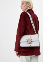 СУМКА Pinko CLASSIC LOVE BAG ICON SIMPLY С КОЖАНЫМ ПЛЕЧЕВЫМ РЕМНЕМ