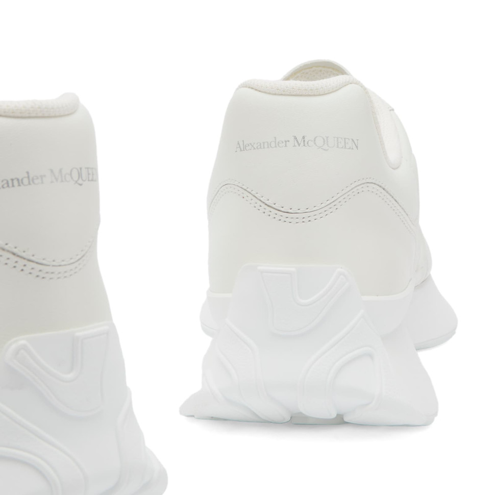 Alexander McQueen Кроссовки Heel Tab Wedge Sole Sneaker