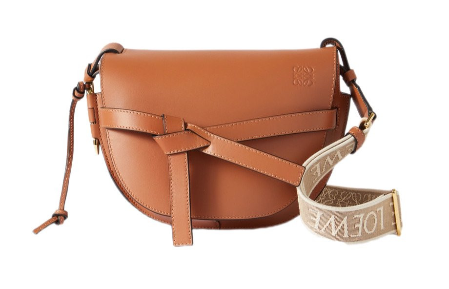 Кожаная сумка Loewe Gate