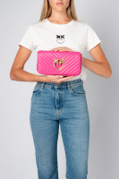 СУМКА MINI Pinko LOVE BAG CLICK BAGUETTE CHEVRON