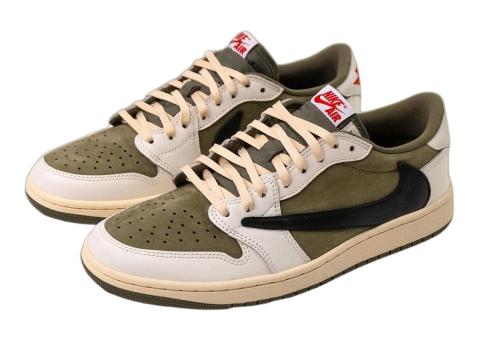 Nike Кроссовки Travis Scott's Air Jordan 1 Retro Low OG Olive Alternate