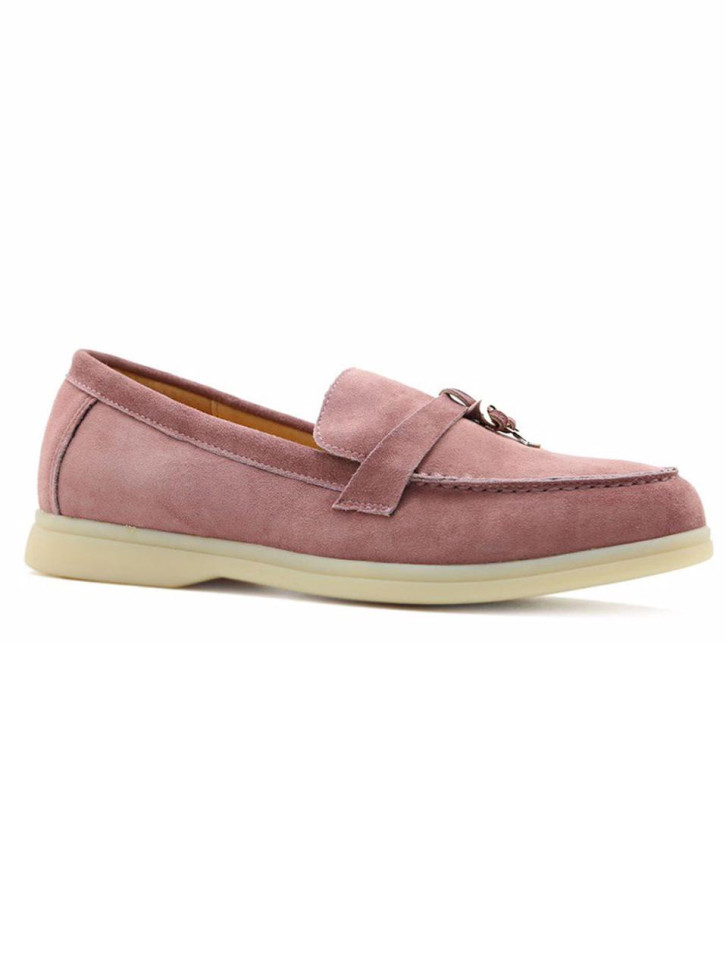 Loro Piana Замшевые лоферы Summer Charms Walk