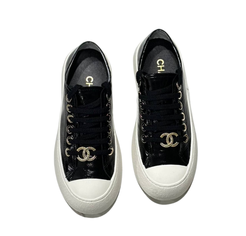 Chanel Кожаные кеды