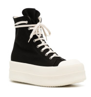 Rick Owens DRKSHDW Высокие кеды Double Bumper