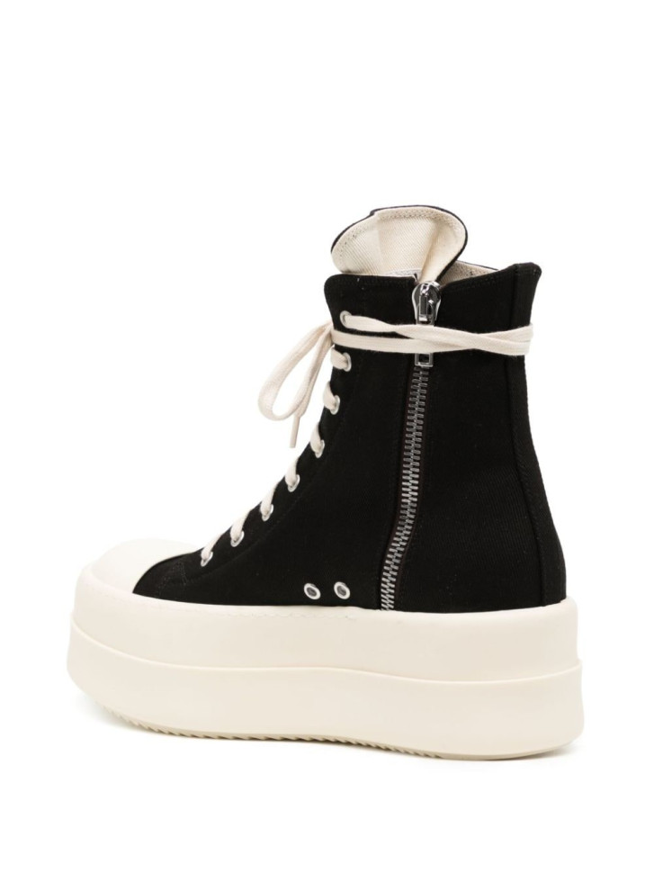 Rick Owens DRKSHDW Высокие кеды Double Bumper