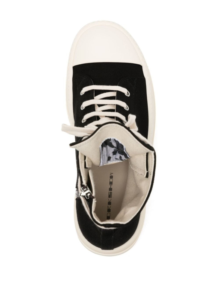 Rick Owens DRKSHDW Высокие кеды Double Bumper