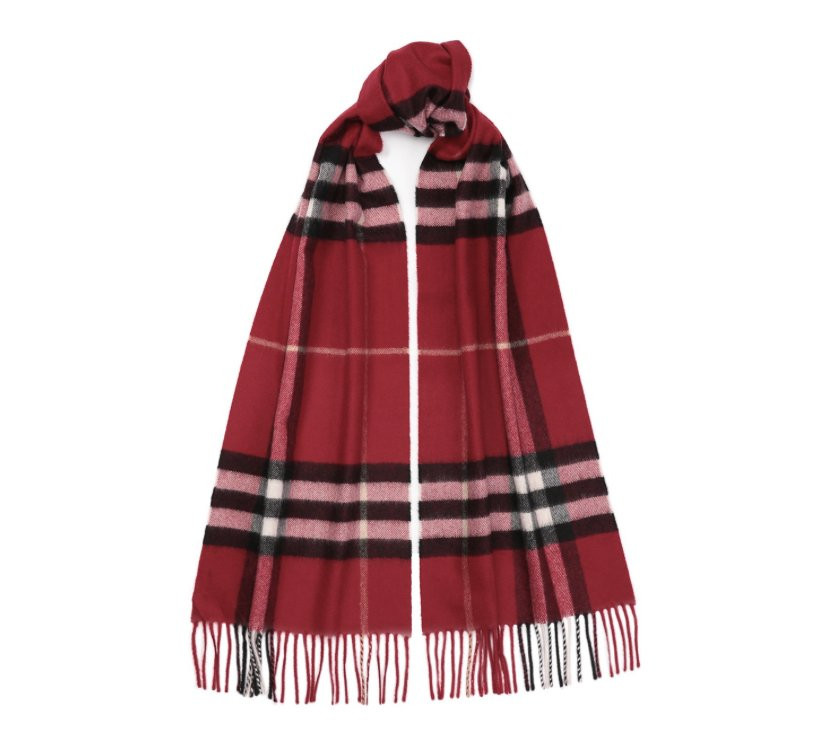Шарф Burberry из кашемира в клетку